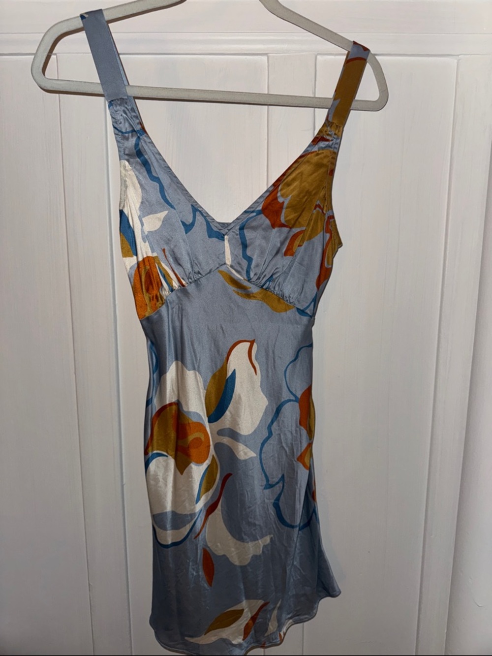Reformation floral Silk Slip Dress